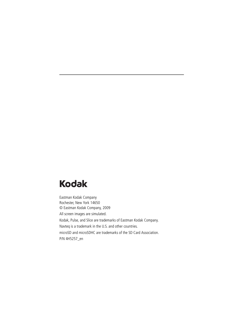 Kodak SLICE User Manual | Page 2 / 70