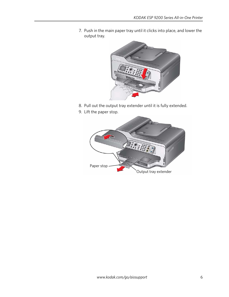 Kodak ESP 9250 User Manual | Page 9 / 22