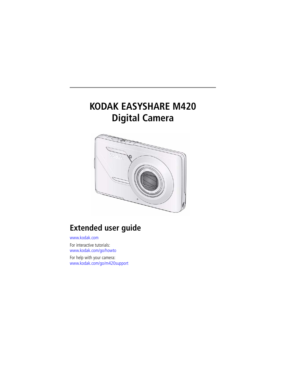 Kodak M420 User Manual | 72 pages