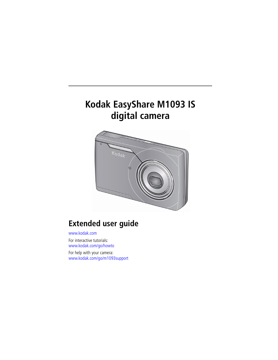 Kodak M1093 IS User Manual | 73 pages