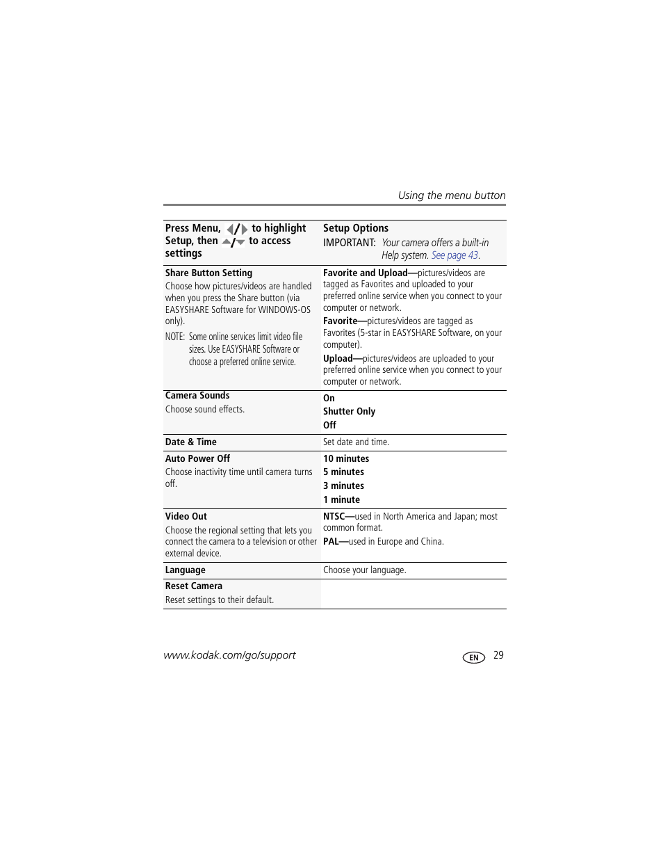 Kodak CD14 User Manual | Page 35 / 66