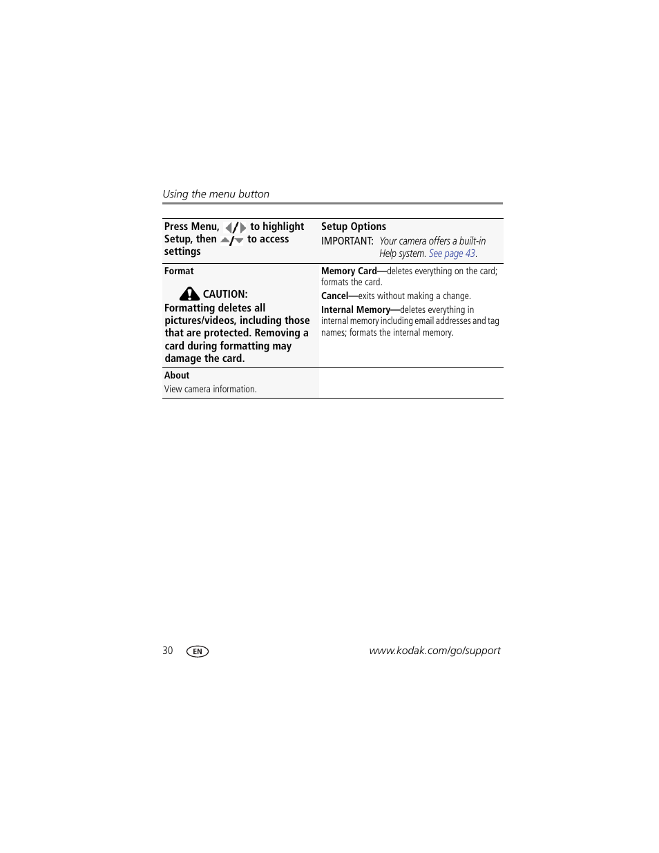 Kodak CD14 User Manual | Page 36 / 66
