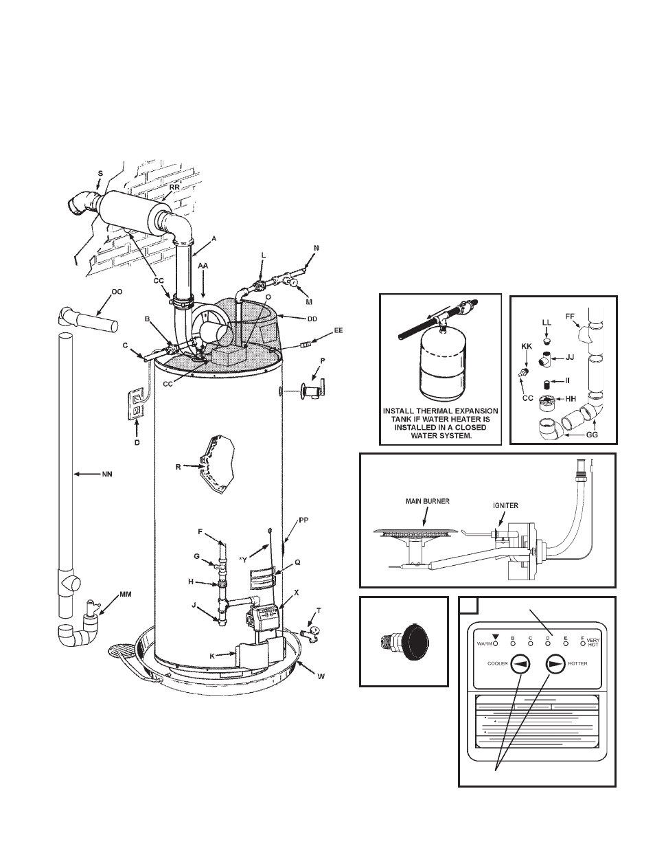 Typical installation, Replacement parts and deliming products, Figure 1 | A.O. Smith BTX-80 User Manual | Page 3 / 24