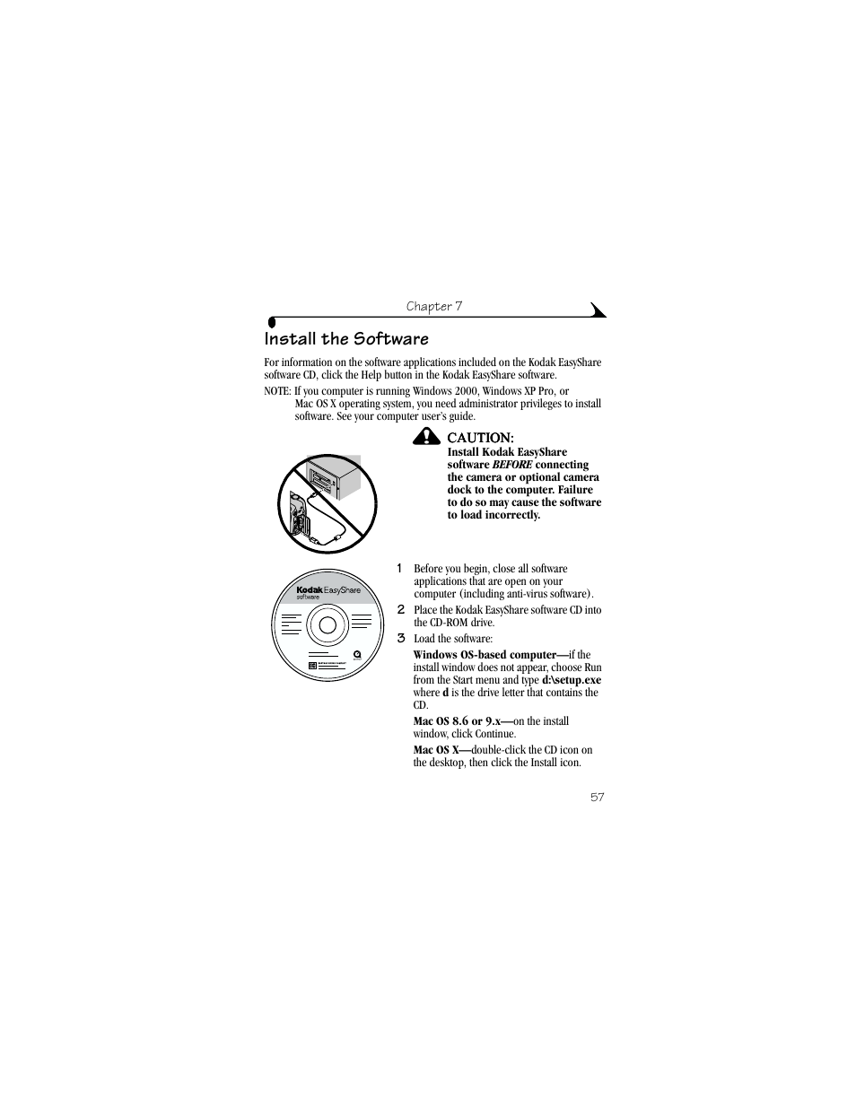 Install the software | Kodak DX4530 User Manual | Page 69 / 117