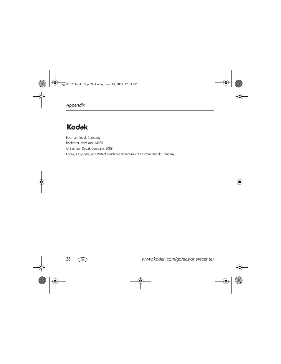 Kodak CD80 User Manual | Page 26 / 26