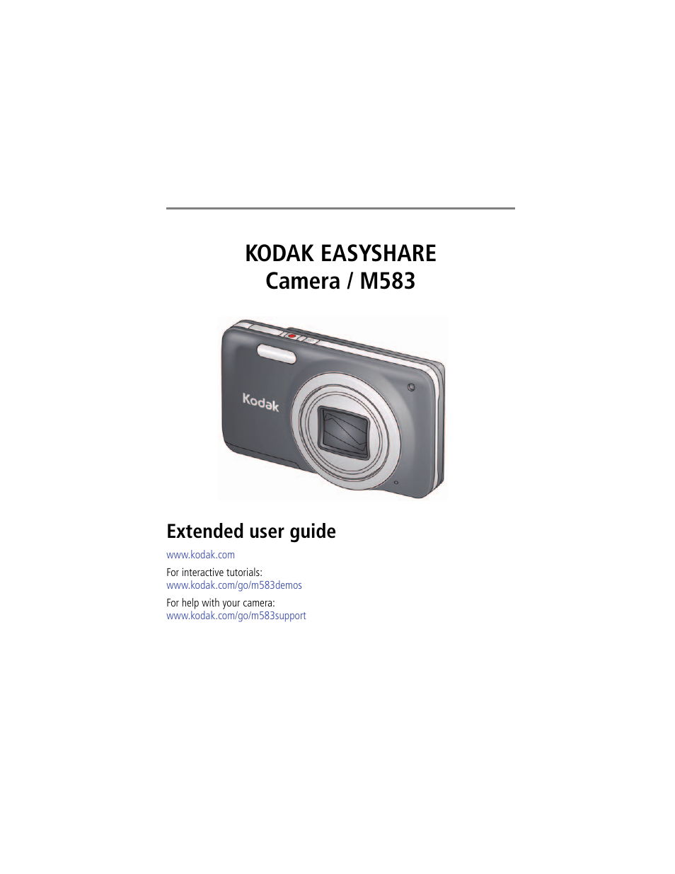 Kodak M583 User Manual | 70 pages