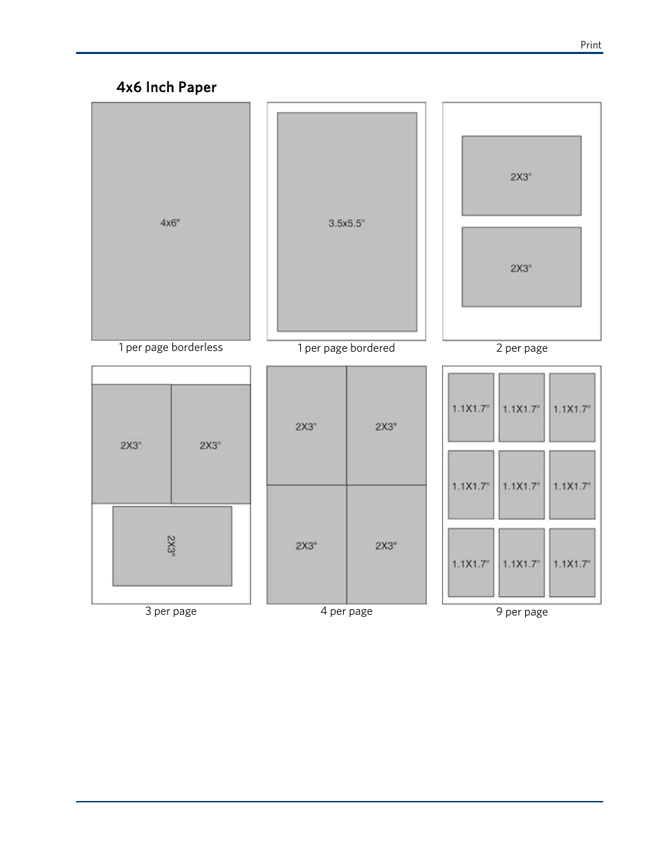 4x6 inch paper | Kodak ESP 3 User Manual | Page 29 / 73