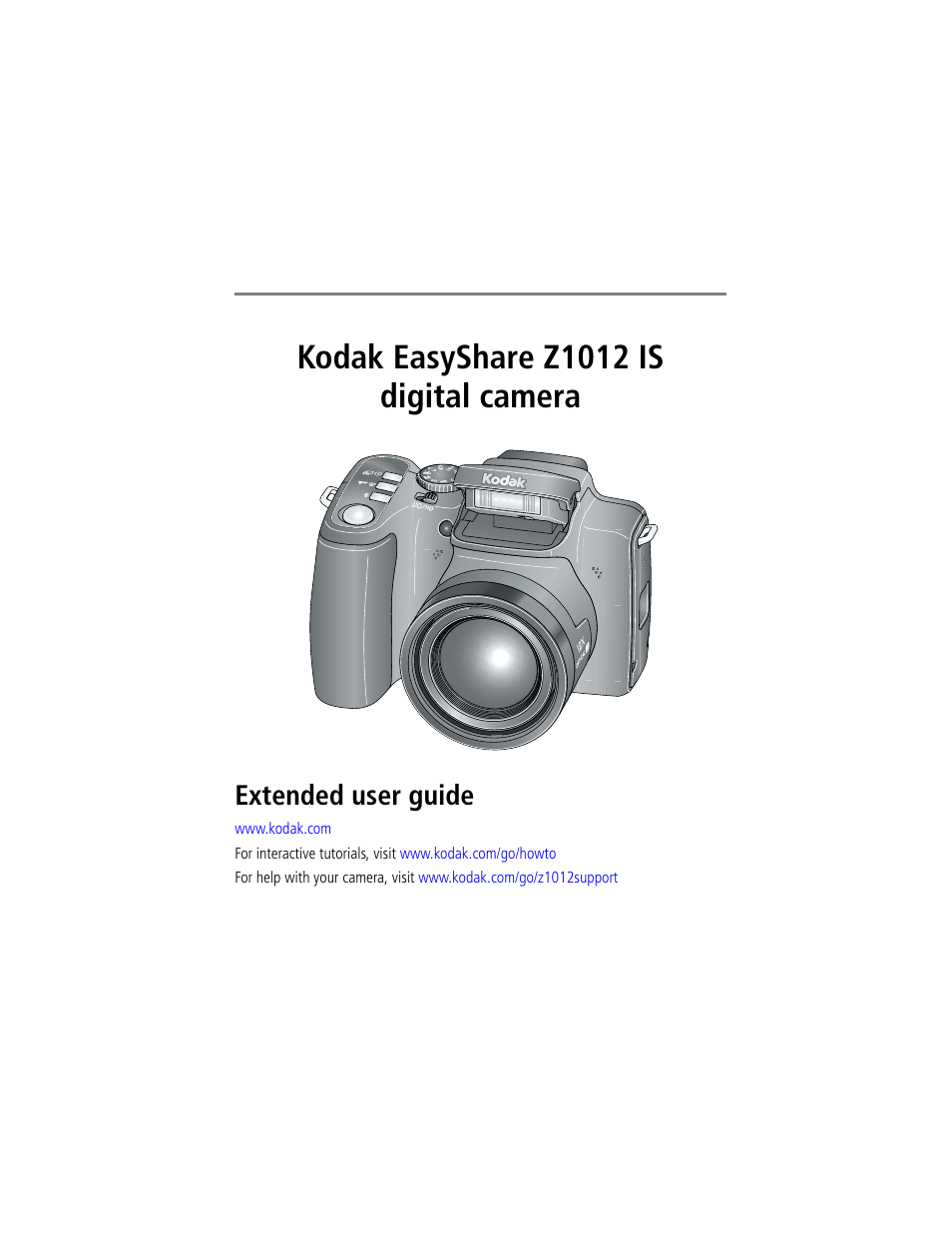 Kodak Z1012 IS User Manual | 74 pages