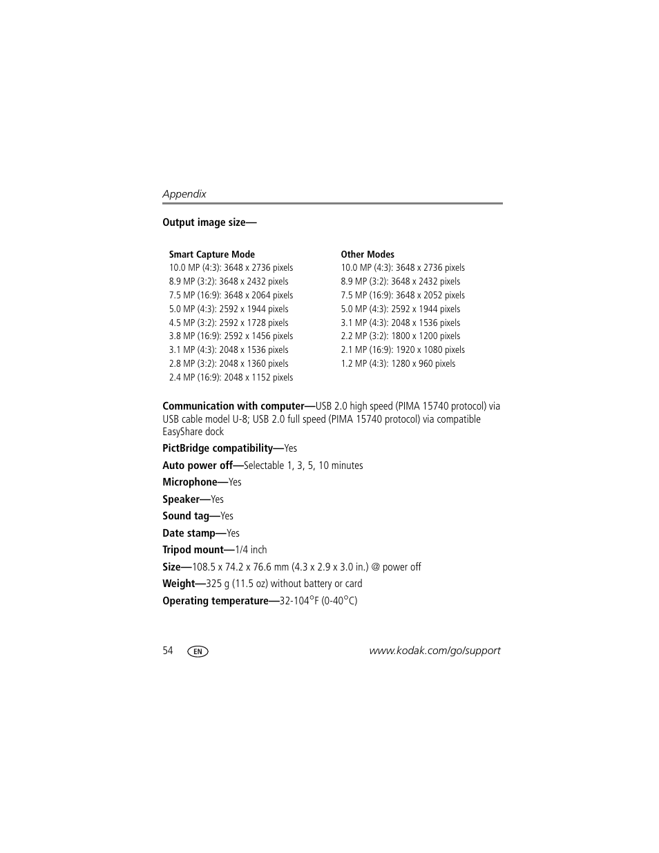 Kodak Z1012 IS User Manual | Page 60 / 74