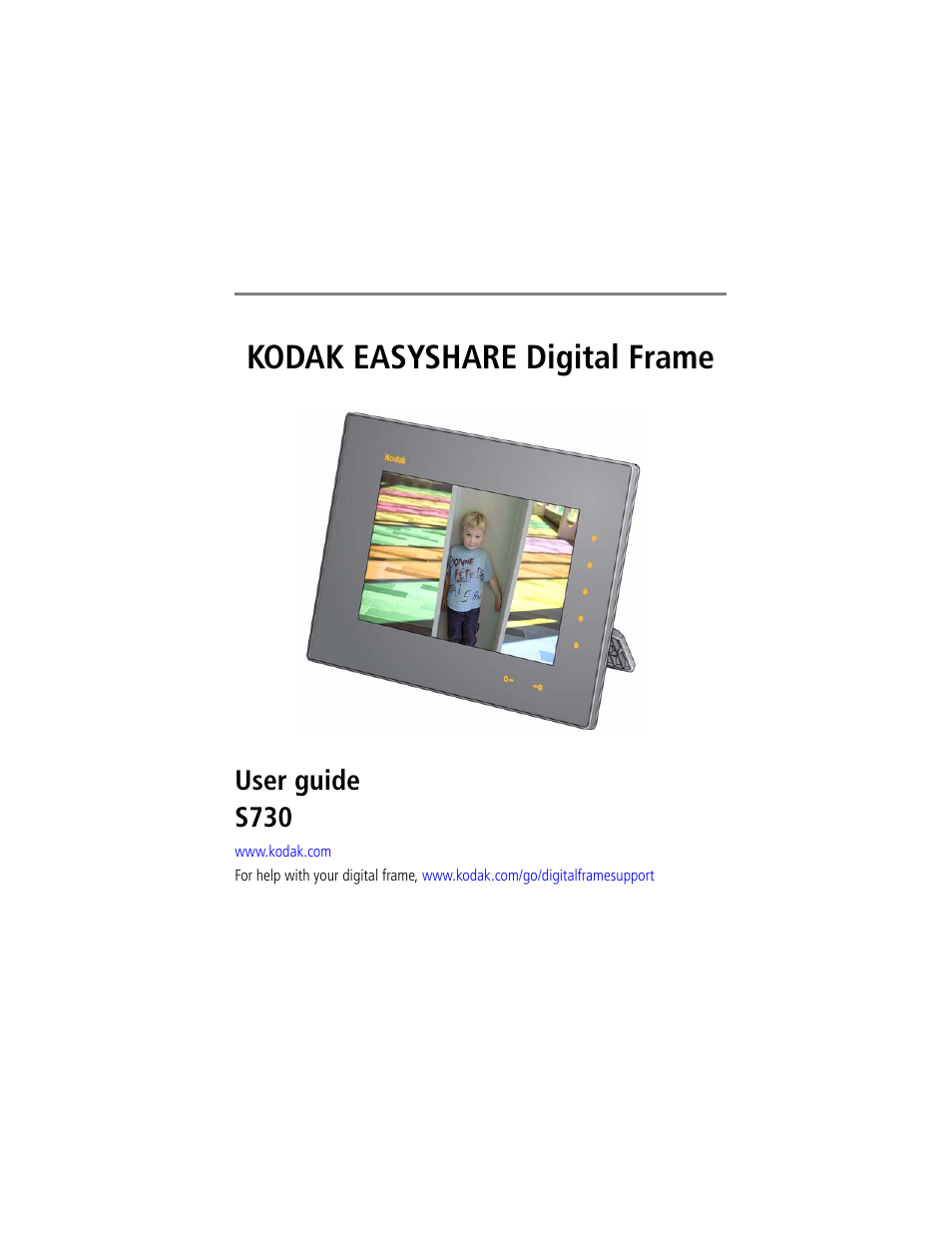 Kodak S730 User Manual | 31 pages