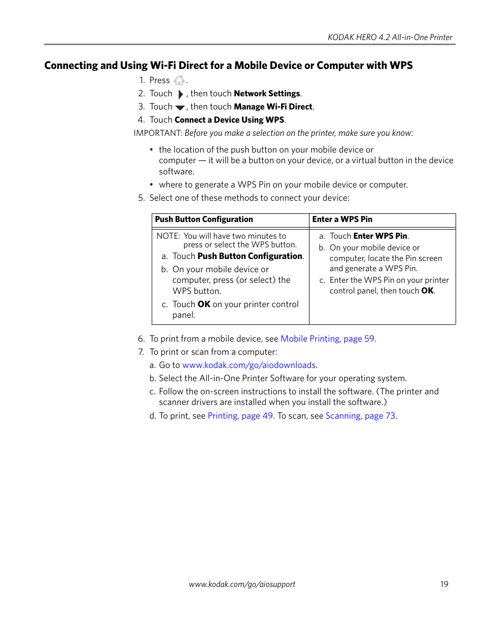 Kodak HERO 4.2 User Manual | Page 26 / 139