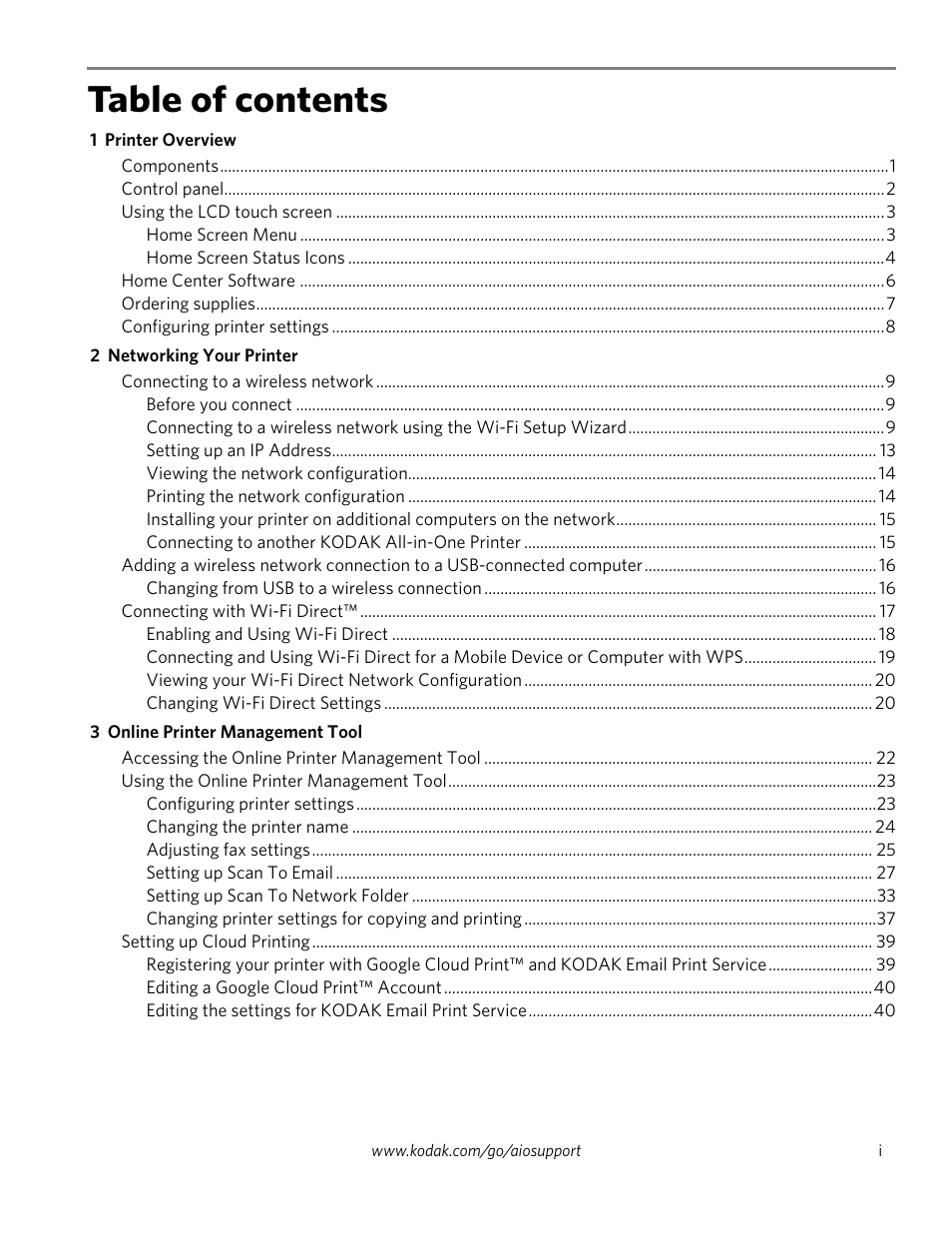 Kodak HERO 4.2 User Manual | Page 3 / 139