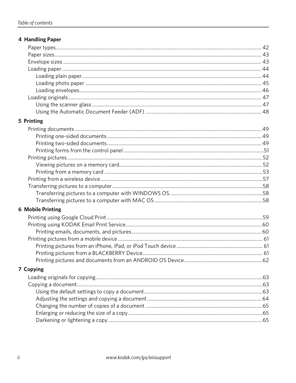 Kodak HERO 4.2 User Manual | Page 4 / 139