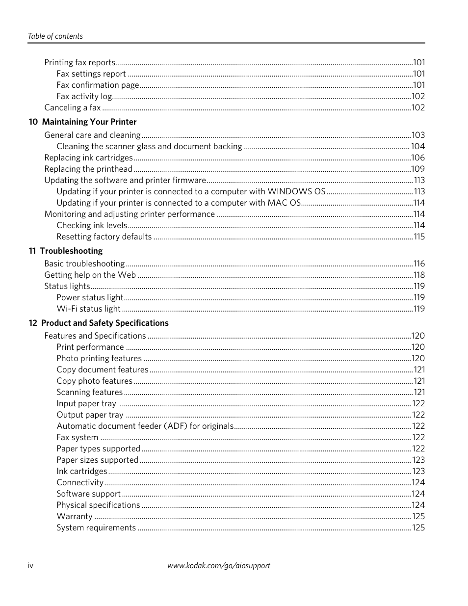 Kodak HERO 4.2 User Manual | Page 6 / 139