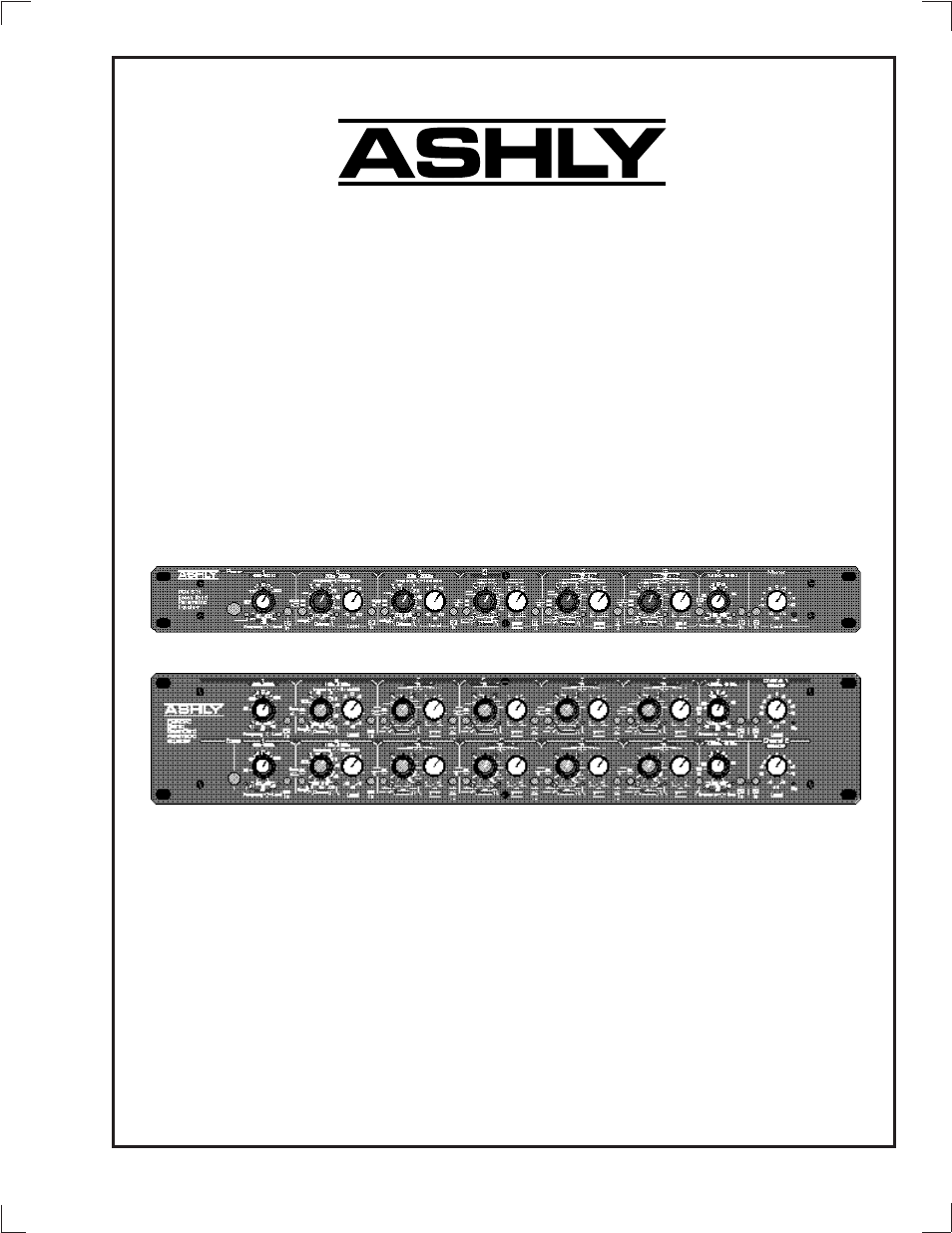 Ashly PQX-572 User Manual | 12 pages