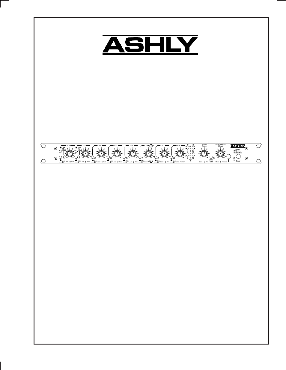 Ashly LX-308B User Manual | 16 pages