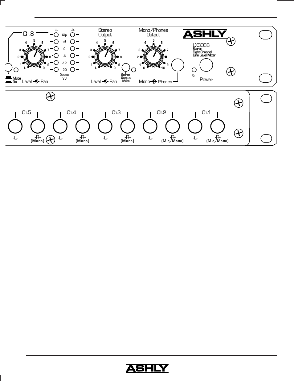 Ch.8 | Ashly LX-308B User Manual | Page 5 / 16