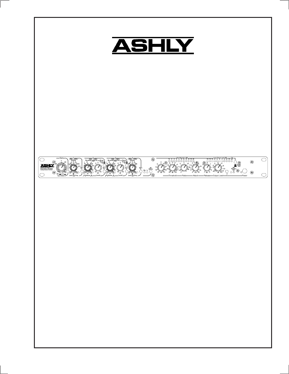 Ashly DPX-200 User Manual | 20 pages