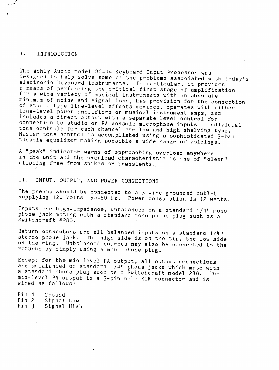 Ashly Keyboard Input Processor SC-44 User Manual | Page 2 / 5