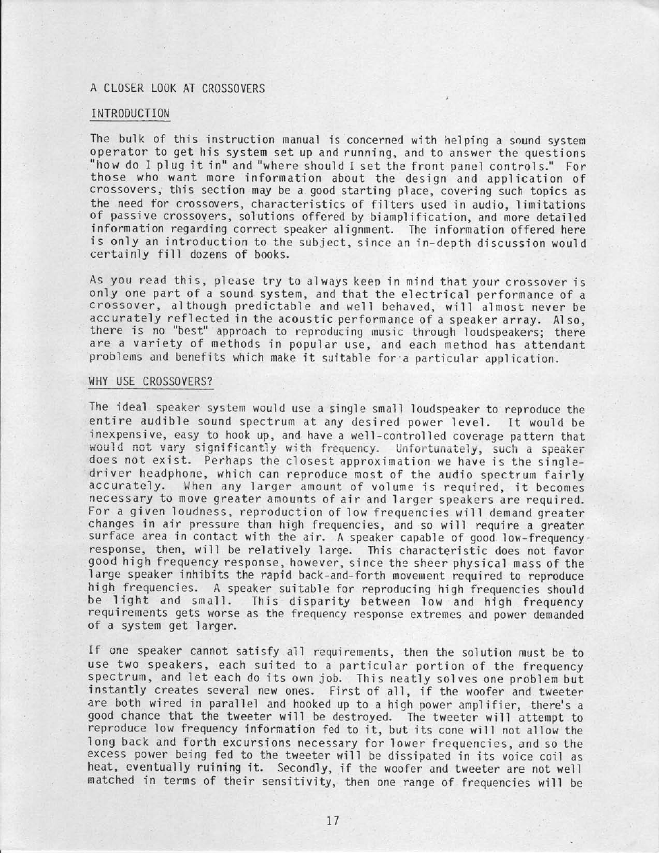 Ashly Electronic Amplifier none User Manual | Page 18 / 40