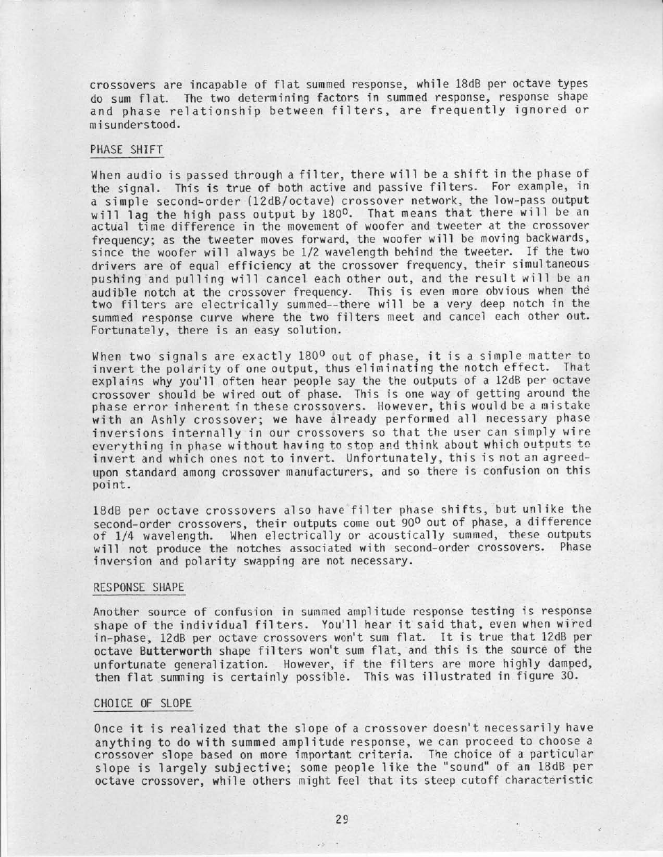 Ashly Electronic Amplifier none User Manual | Page 30 / 40