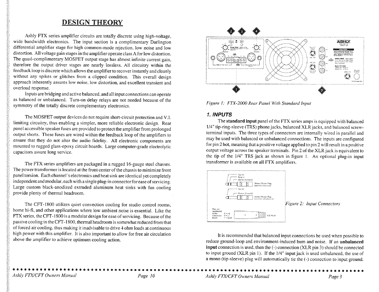 Design theory | Ashly MOS-FET POWER AMPLIFIERS CFT-SERIES User Manual | Page 3 / 7