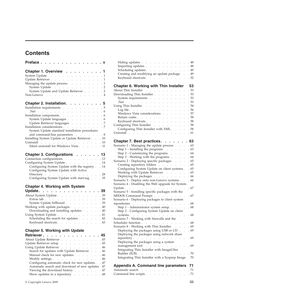 Lenovo System Update Solution (Deployment Guide) User Manual | Page 3 / 92
