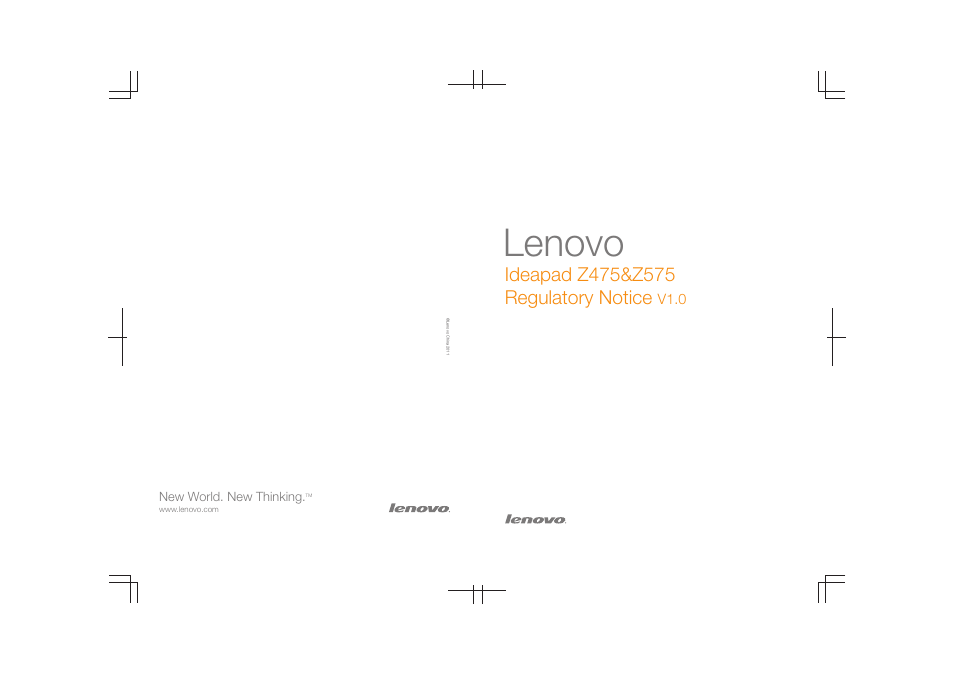 Lenovo IdeaPad Z575 User Manual | 28 pages