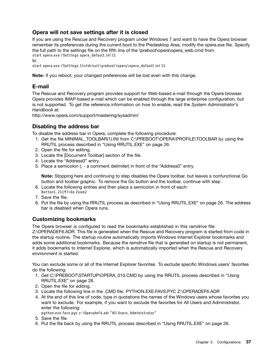 Lenovo ThinkVantage (Rescue and Recovery 4.5) User Manual | Page 43 / 86
