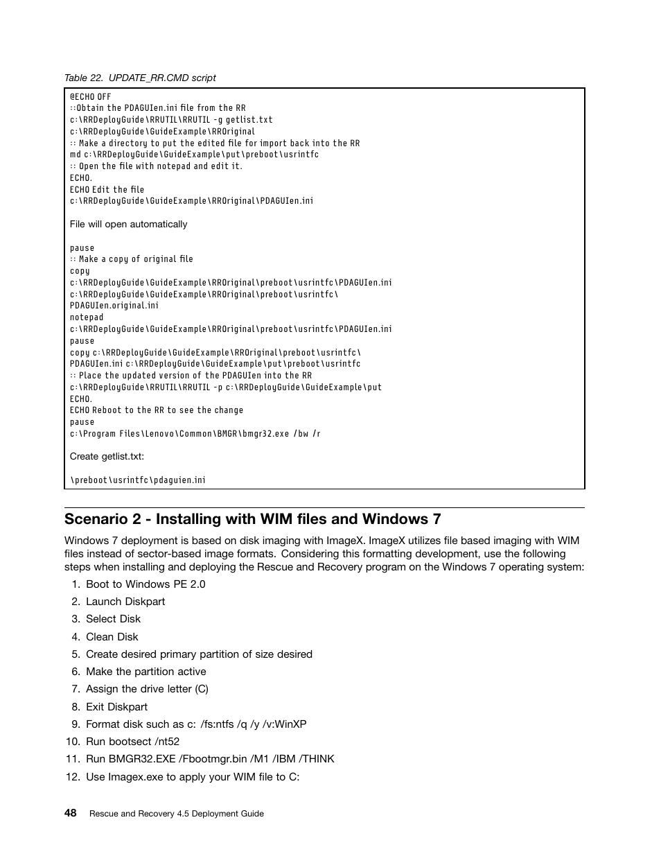 Lenovo ThinkVantage (Rescue and Recovery 4.5) User Manual | Page 54 / 86