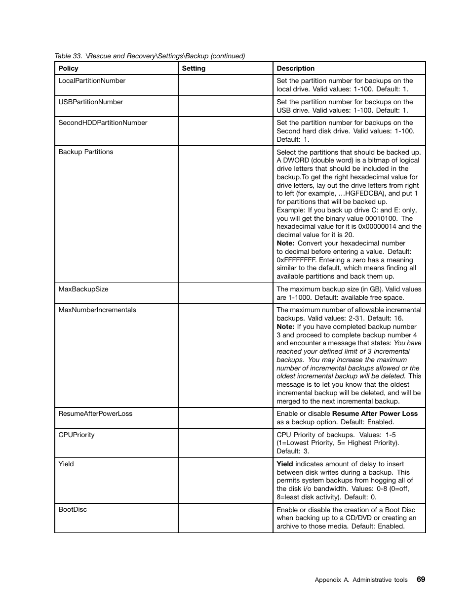 Lenovo ThinkVantage (Rescue and Recovery 4.5) User Manual | Page 75 / 86