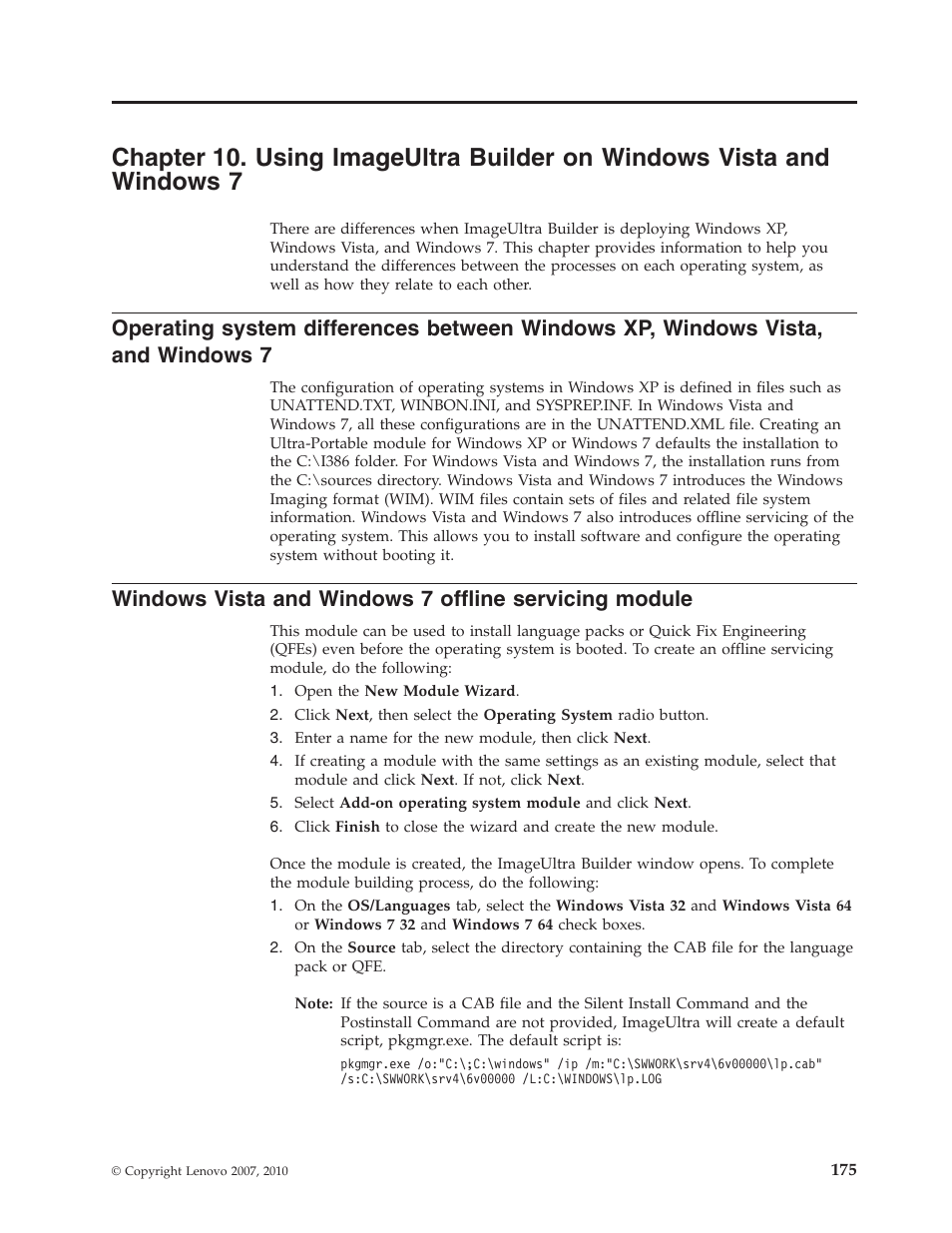 Lenovo ThinkVantage ImageUltra Builder Version 5.0 User Manual | Page 189 / 222