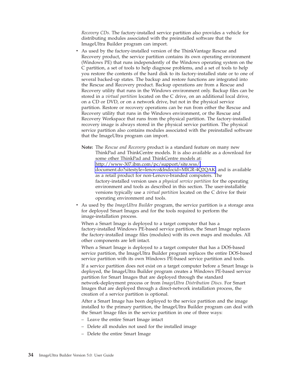 Lenovo ThinkVantage ImageUltra Builder Version 5.0 User Manual | Page 48 / 222