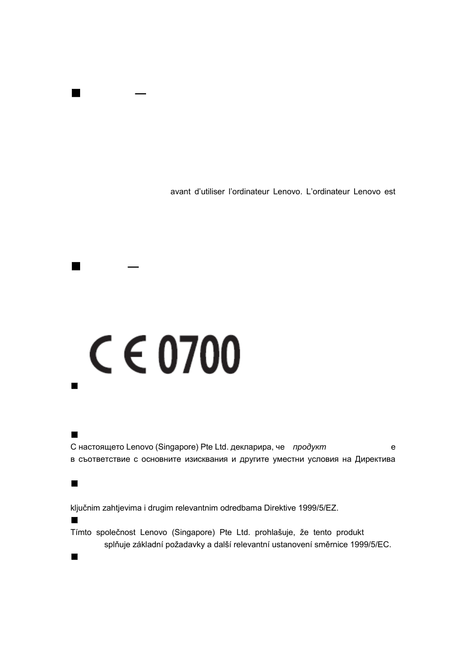 Lenovo regulatory notice, Read first — regulatory information, Europe — eu declaration of conformity | Lenovo S5000 Tablet User Manual | Page 2 / 6