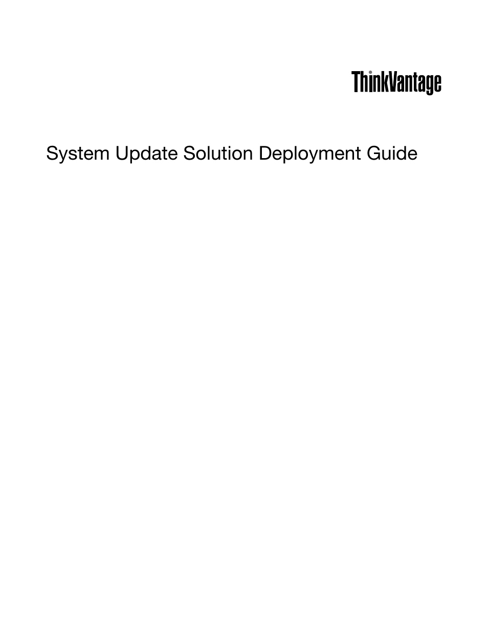 Lenovo System Update Solution User Manual | 94 pages