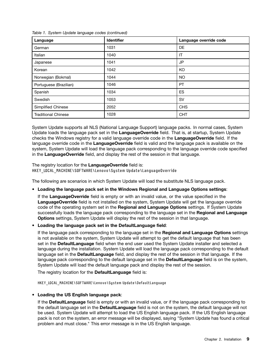 Lenovo System Update Solution User Manual | Page 15 / 94