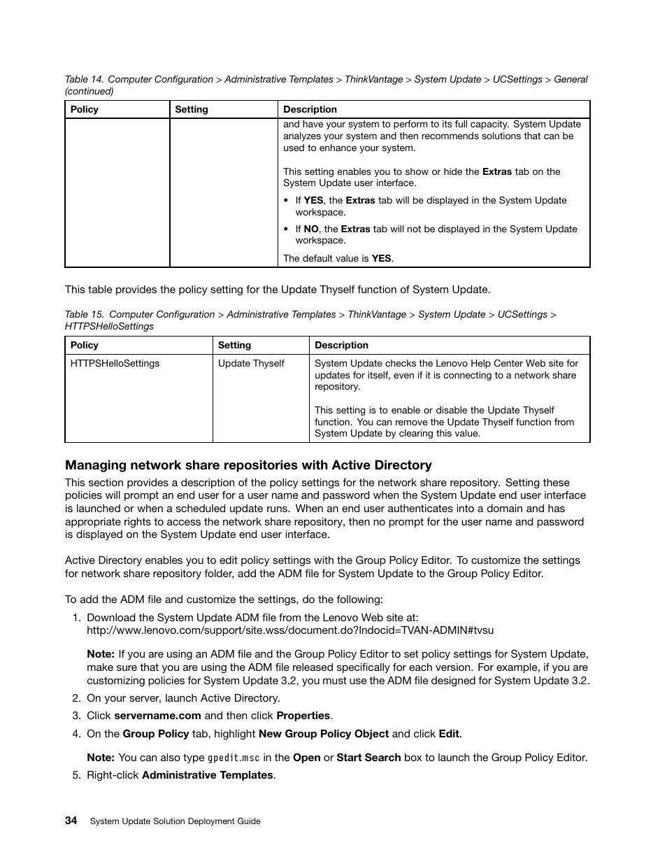 Lenovo System Update Solution User Manual | Page 40 / 94