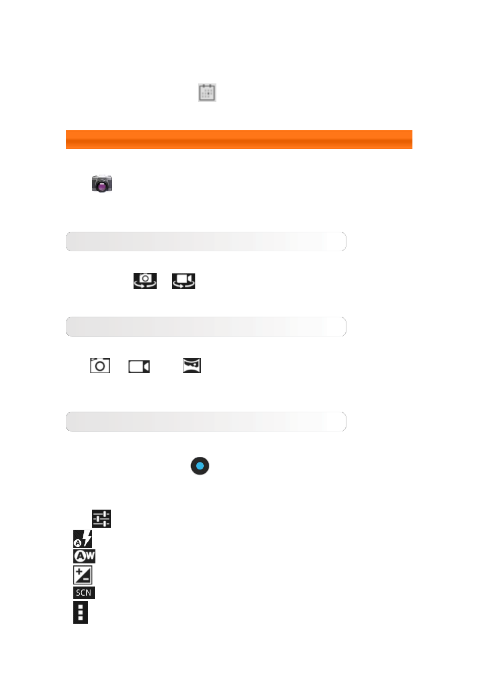 Camera | Lenovo S2110 Tablet User Manual | Page 21 / 38