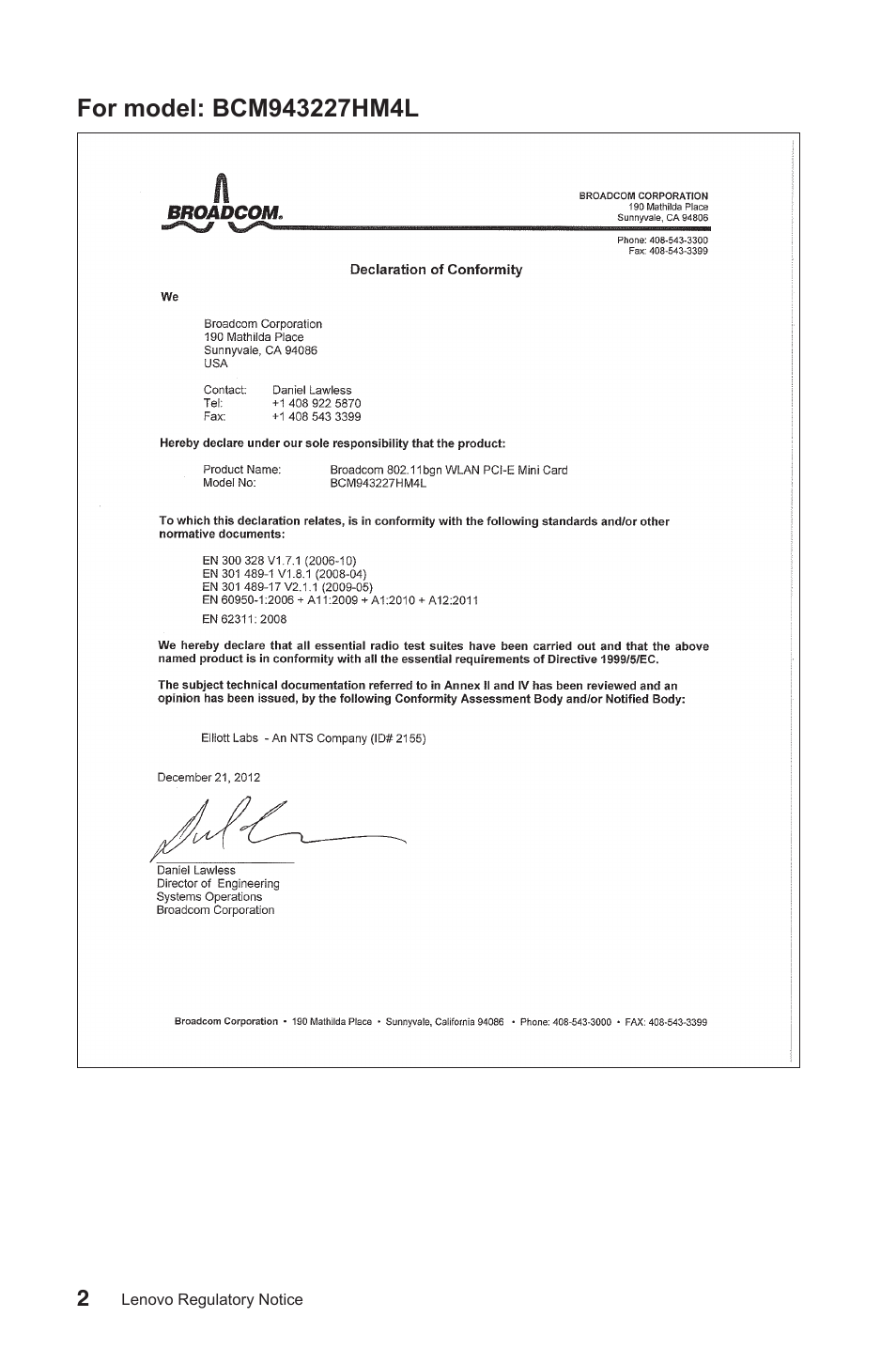 Lenovo S710 All-in-One User Manual | Page 3 / 9