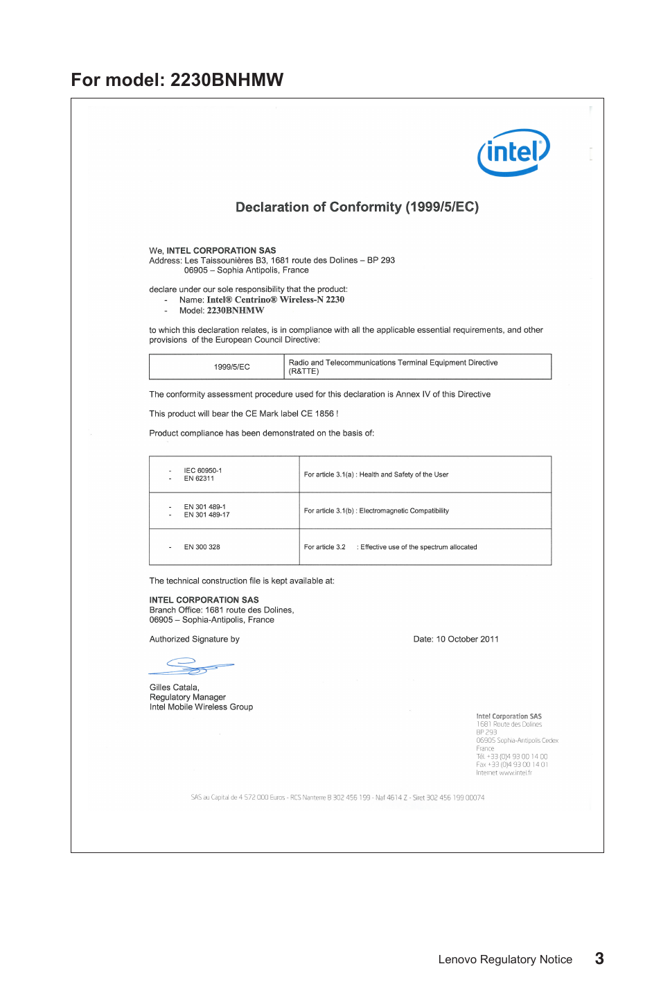 For model: 2230bnhmw | Lenovo S710 All-in-One User Manual | Page 4 / 9