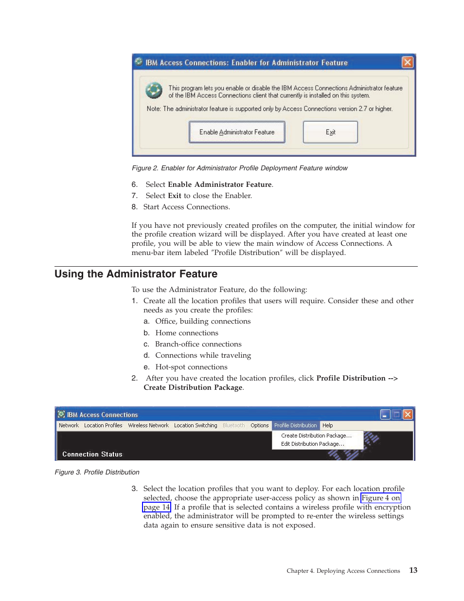 Using the administrator feature, Using, Administrator | Feature | Lenovo ThinkPad T41p User Manual | Page 19 / 28