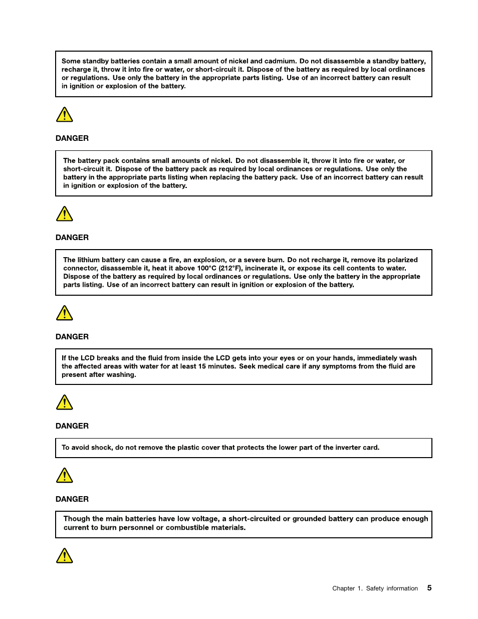 Lenovo V580c Notebook User Manual | Page 11 / 114