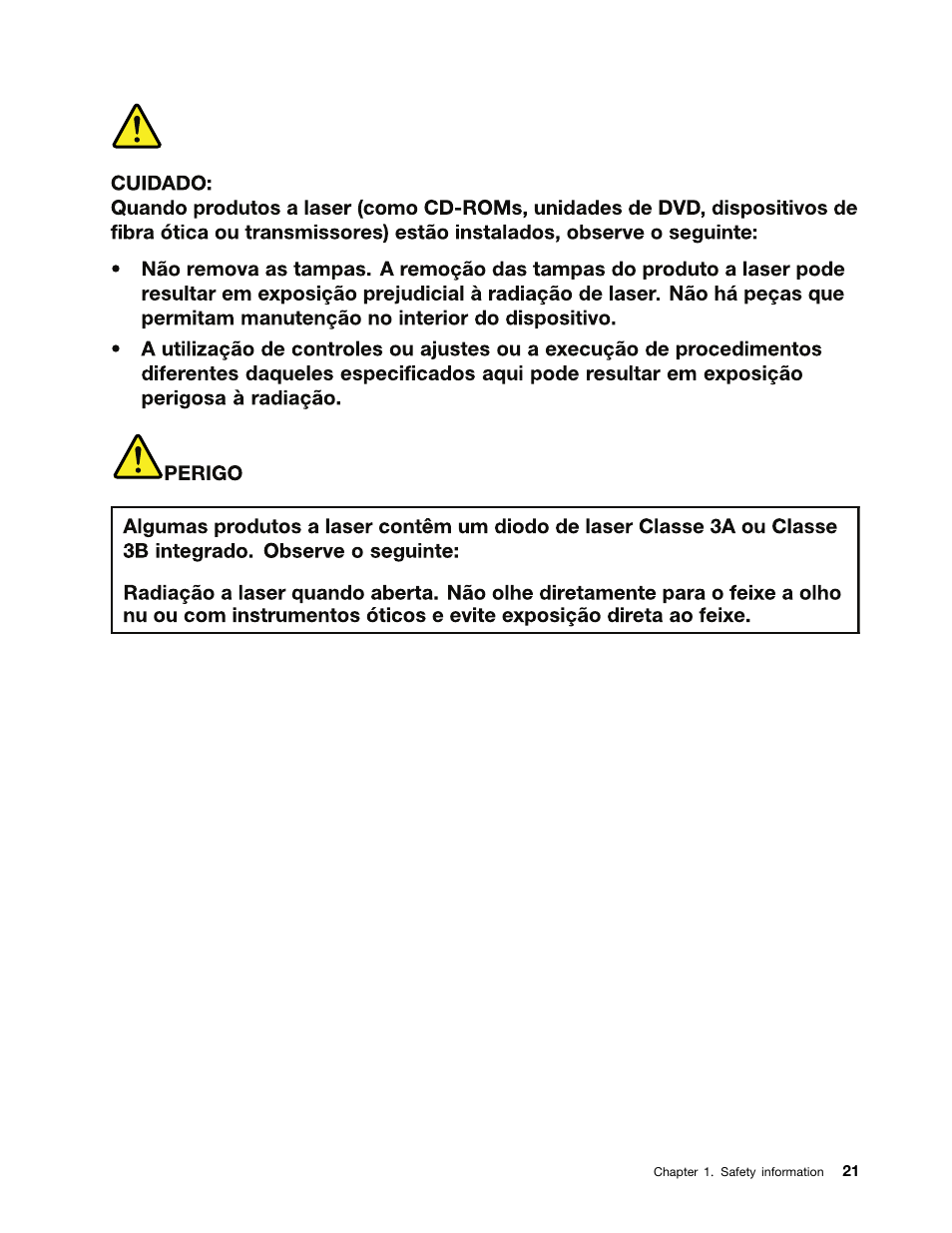 Brazilian portuguese | Lenovo V580c Notebook User Manual | Page 27 / 114