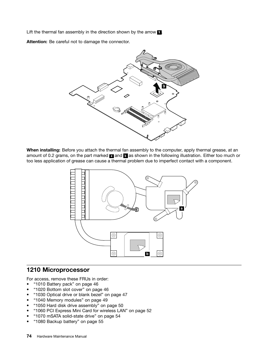 1210 microprocessor | Lenovo V580c Notebook User Manual | Page 80 / 114