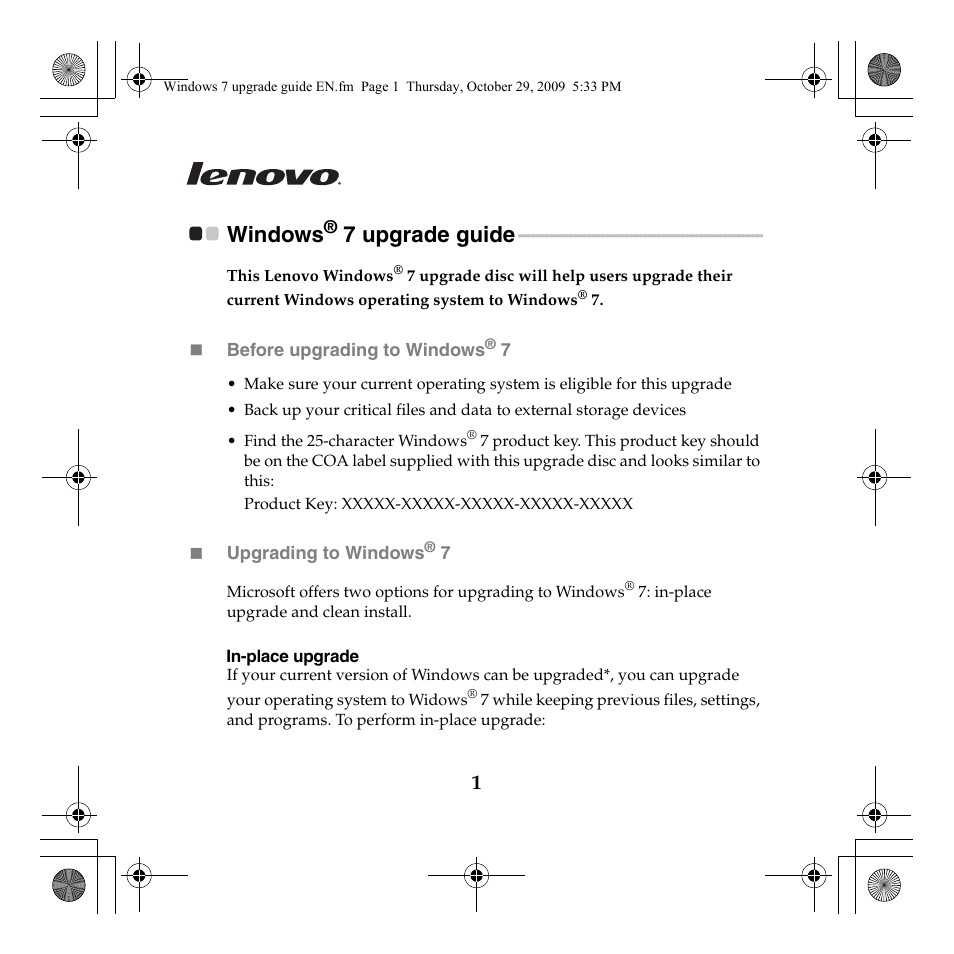 Lenovo IdeaPad U150 User Manual | 7 pages