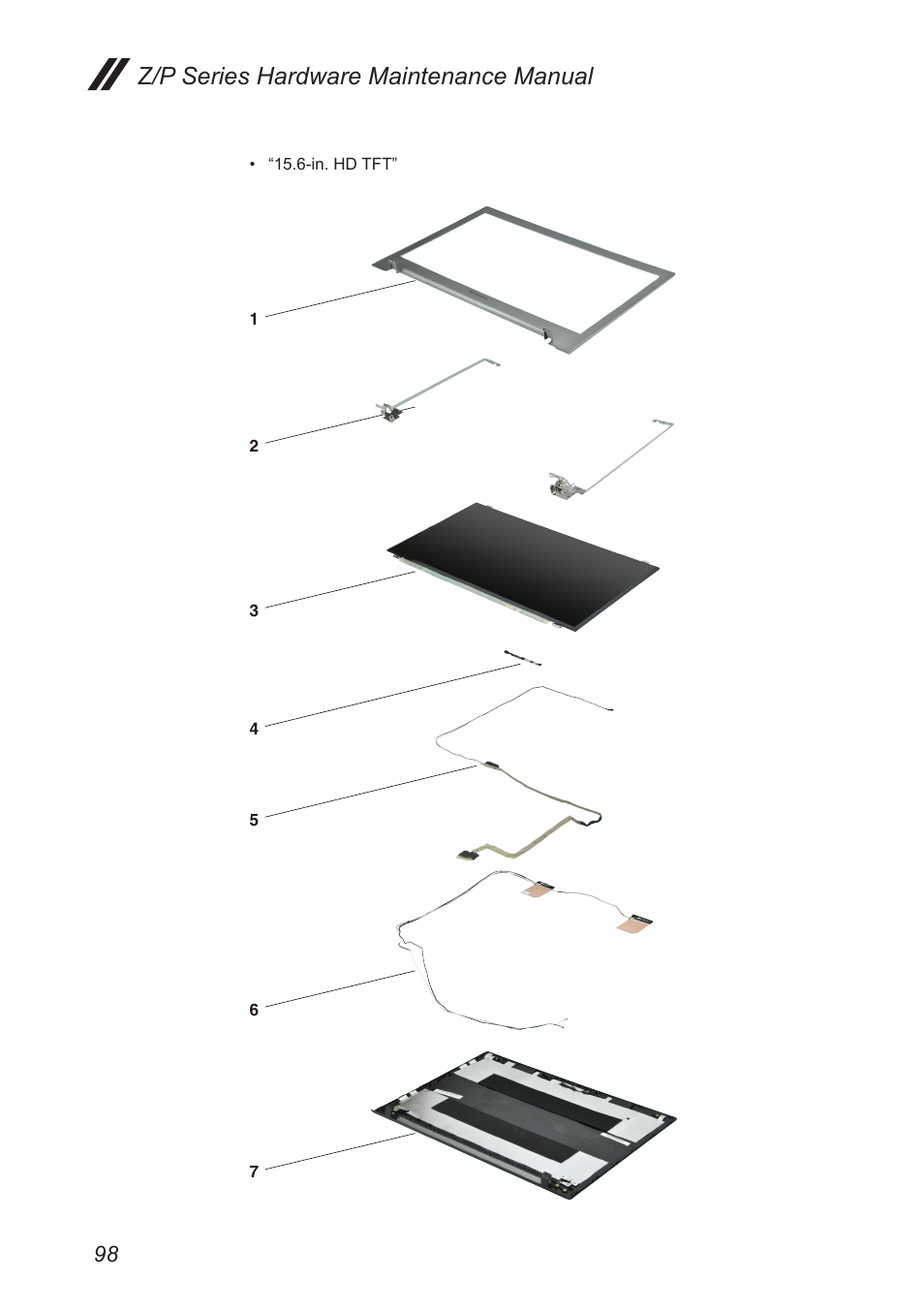 Z/p series hardware maintenance manual | Lenovo IdeaPad P500 Touch Notebook User Manual | Page 102 / 121