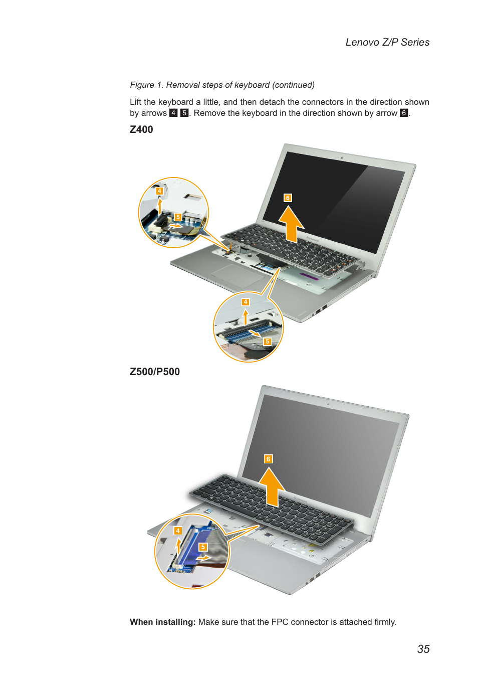 Lenovo z/p series, Z400 | Lenovo IdeaPad P500 Touch Notebook User Manual | Page 39 / 121