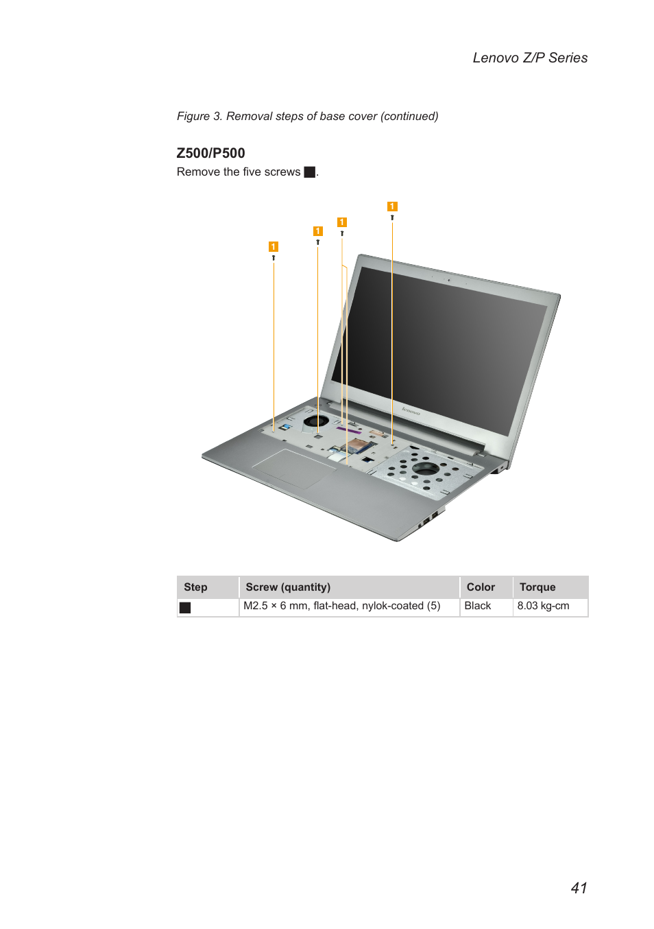 Lenovo z/p series | Lenovo IdeaPad P500 Touch Notebook User Manual | Page 45 / 121