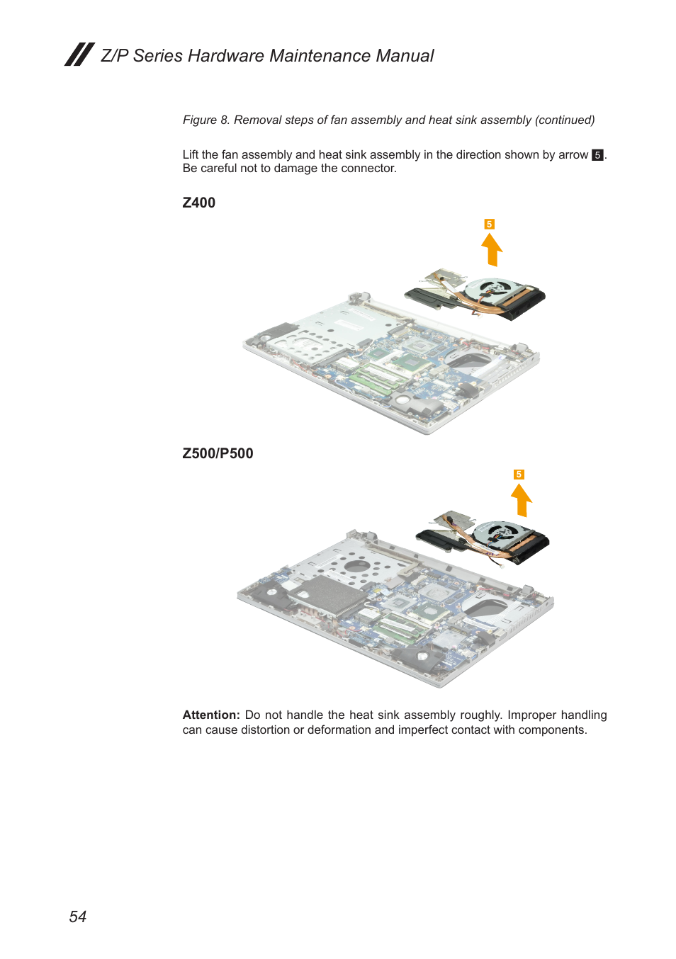 Z/p series hardware maintenance manual | Lenovo IdeaPad P500 Touch Notebook User Manual | Page 58 / 121