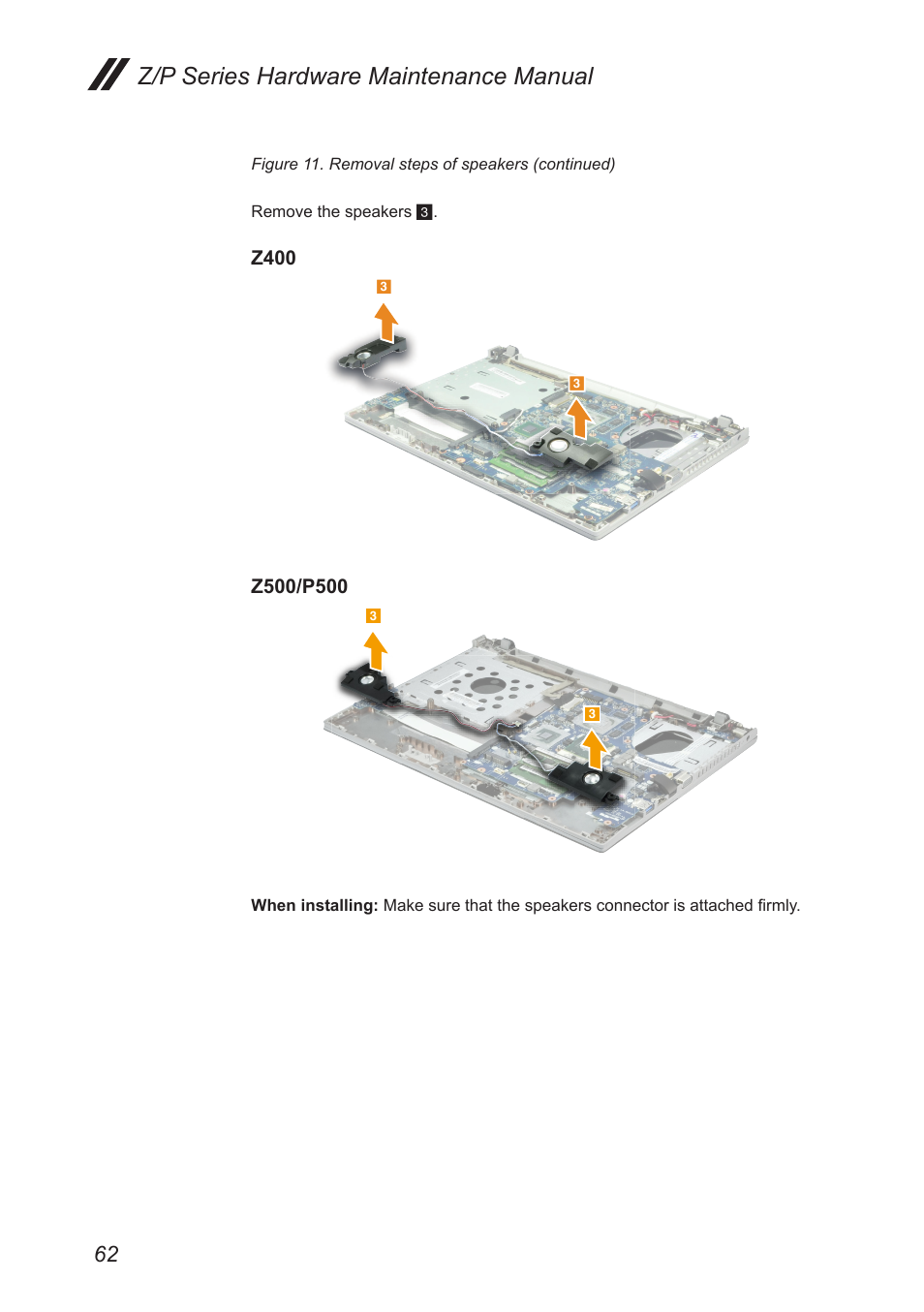 Z/p series hardware maintenance manual | Lenovo IdeaPad P500 Touch Notebook User Manual | Page 66 / 121